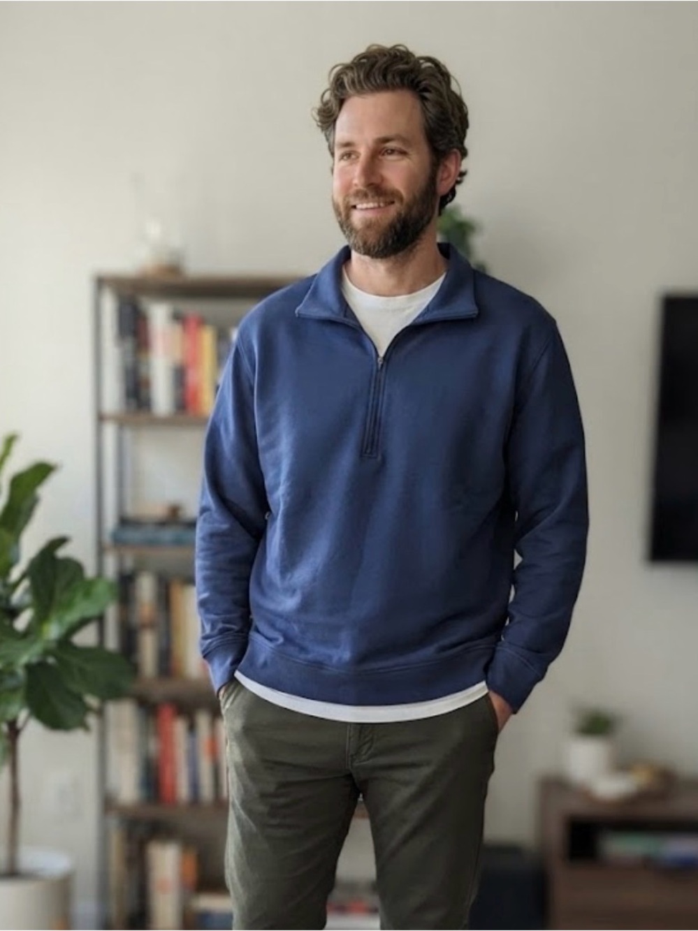 Lululemon Men's Steady State Half Zip Sweater - #123